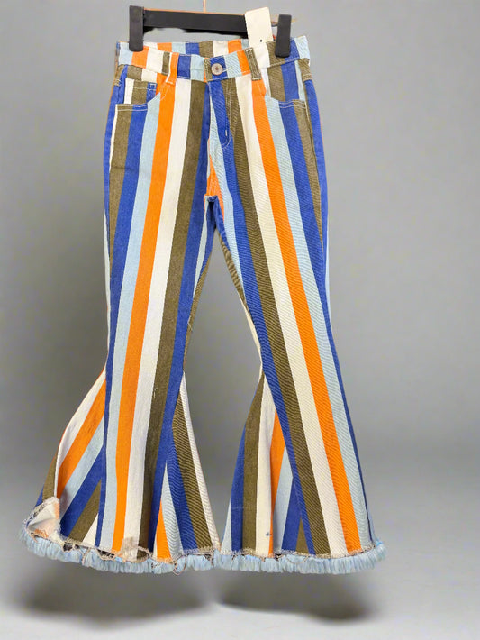 Striped Bell Bottoms